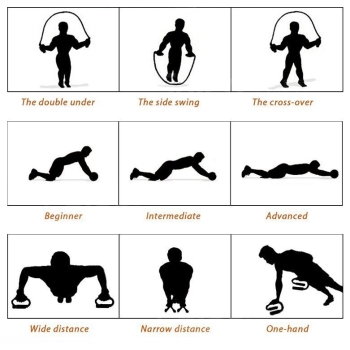 Zestaw fitness 4w1 (2000) [22250000736]